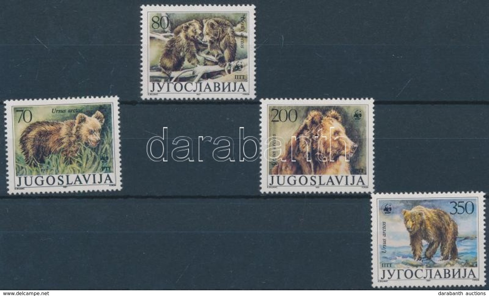 ** 1988 WWF Barnamedve Sor Mi 2260-2263 + 4 CM + 4 FDC-n - Other & Unclassified