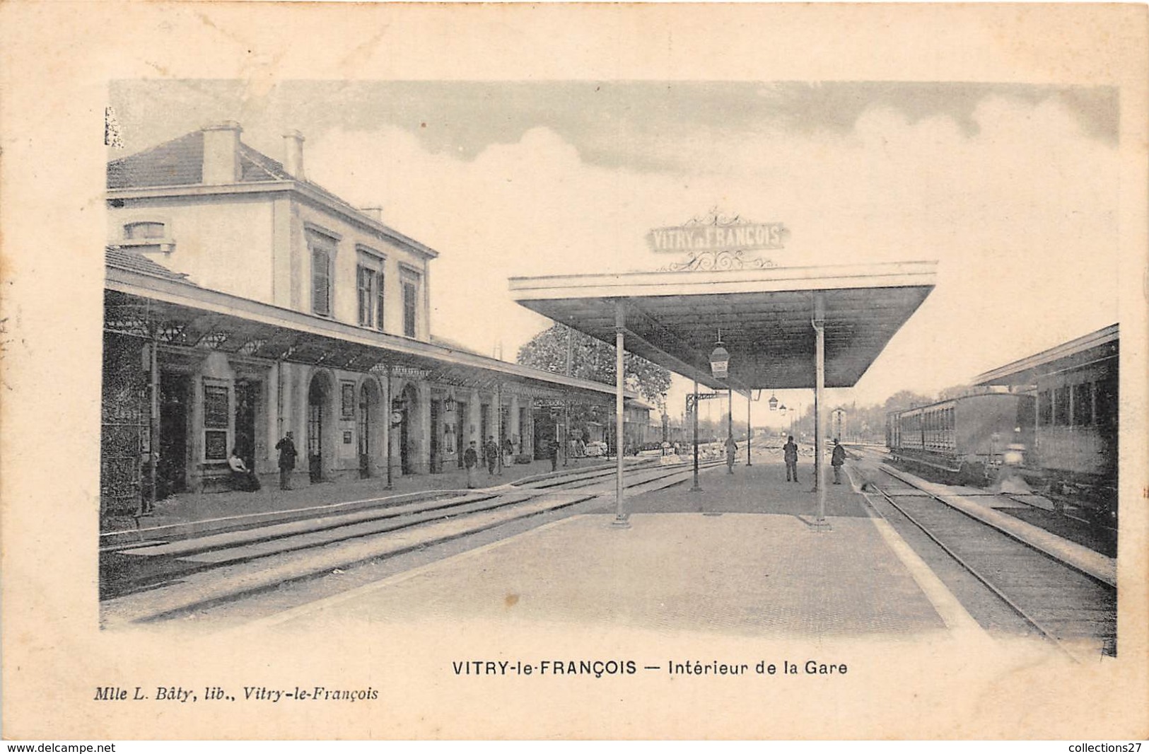 51-VITRY-LE-FRANCOIS- INTERIEUR DE LA GARE - Vitry-le-François