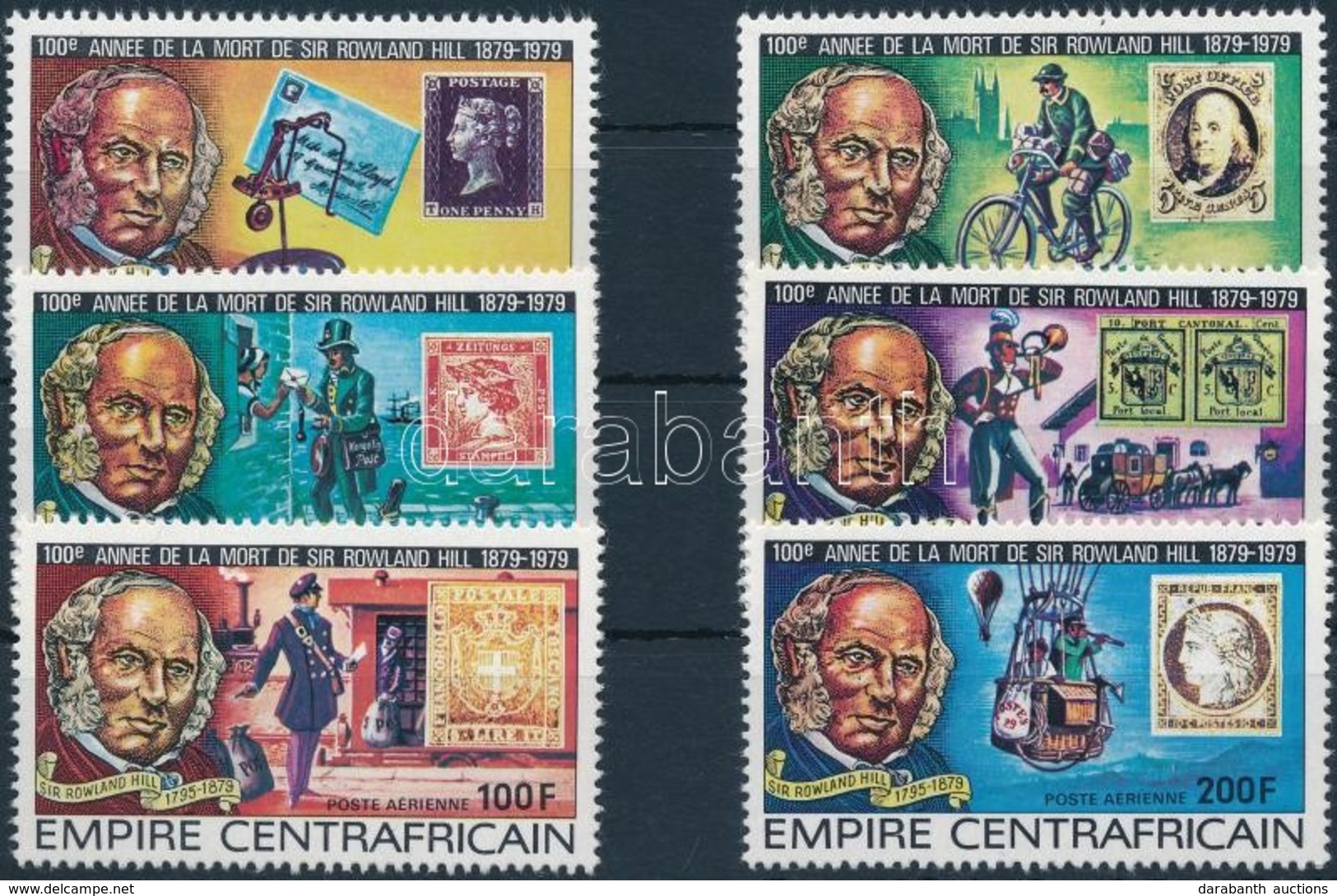 ** 1978 Rowland Hill (I) Sor,
Rowland Hill (I) Set
Mi 591-596 - Autres & Non Classés