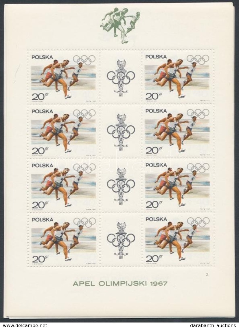 ** 1967 Olimpia Kisívsor Mi 1761-1768 - Andere & Zonder Classificatie