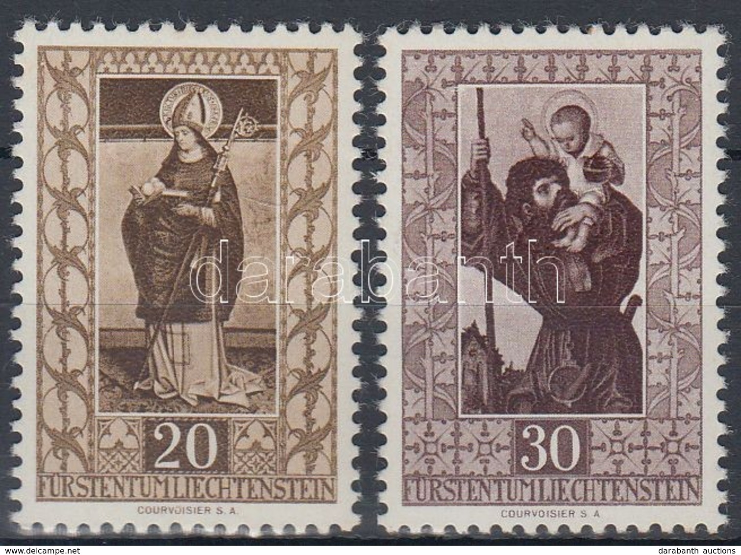 ** 1953 Festmény 2 érték Mi 312-313 (kis Rozsdafoltok) - Autres & Non Classés