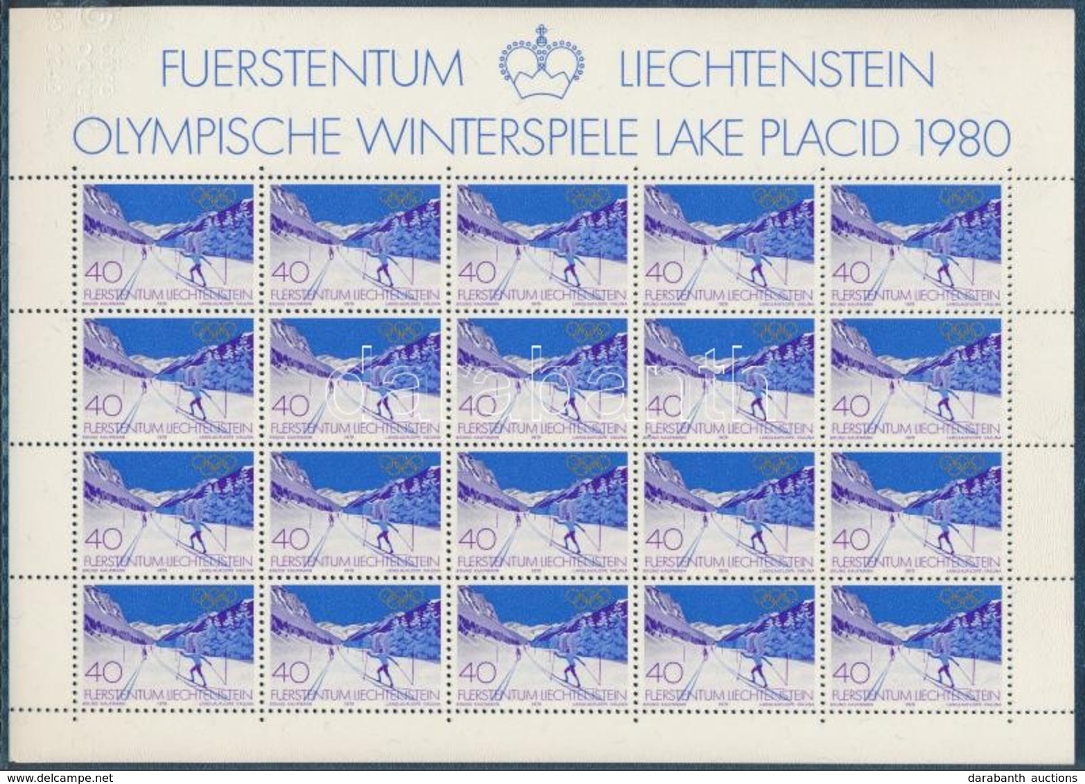 ** 1979 Téli Olimpia Kisív Sor Mi 735-737 - Sonstige & Ohne Zuordnung