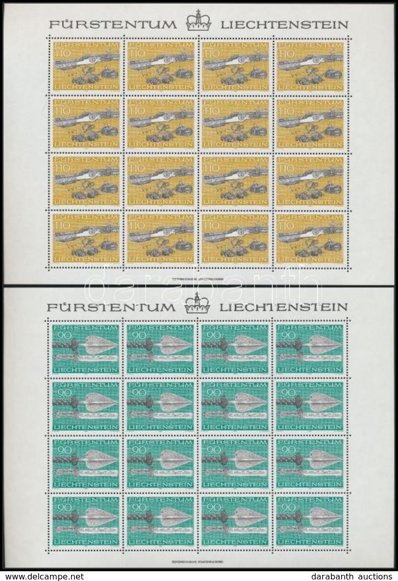 ** 1980 Vadászfegyverek Kisív Sor Mi 751-753 - Andere & Zonder Classificatie