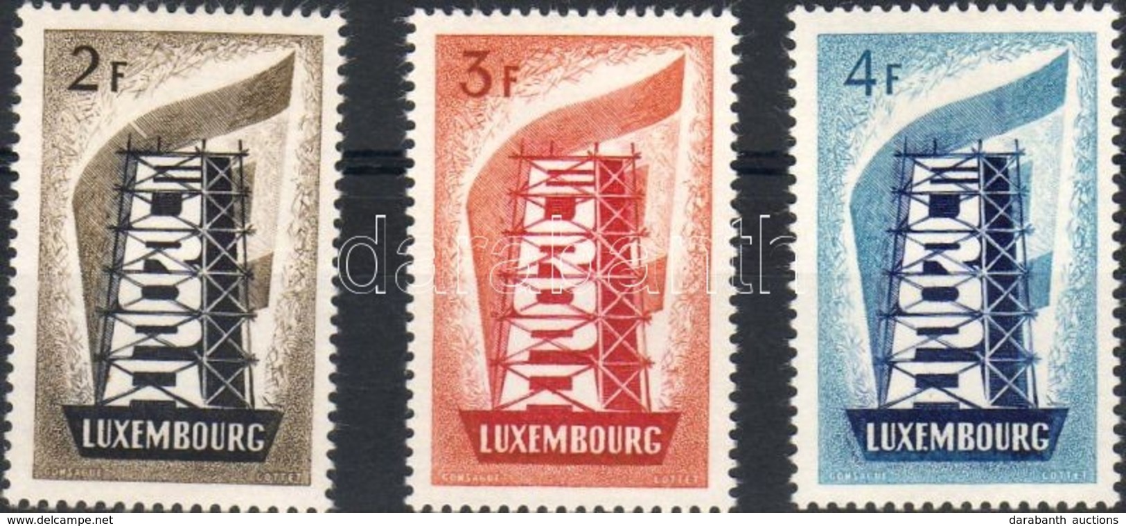 * 1956. Europa CEPT Mi. 555-557 - Otros & Sin Clasificación