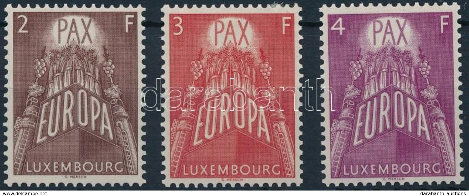 * 1957 Europa CEPT Sor Mi 572-574 - Other & Unclassified