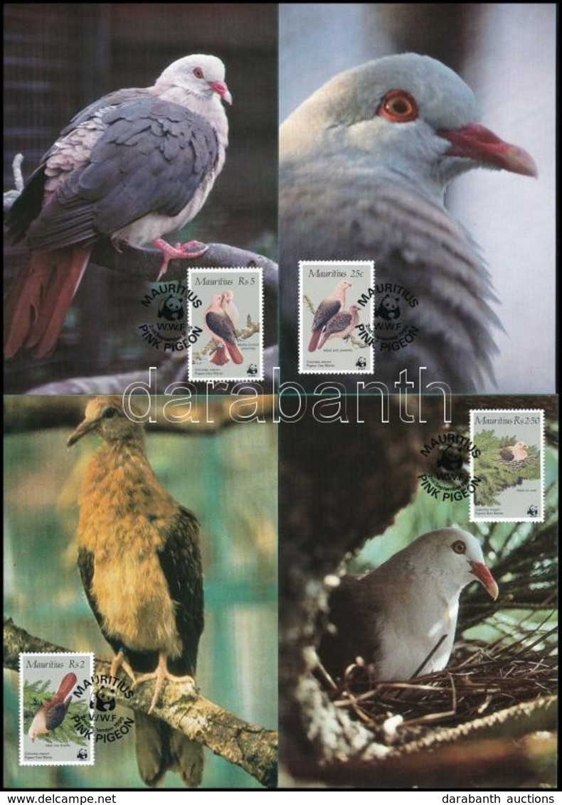 1985 WWF: Galamb Sor 4 CM-n,
WWF: Dove Set On 4 CM
Mi 609-612 - Other & Unclassified