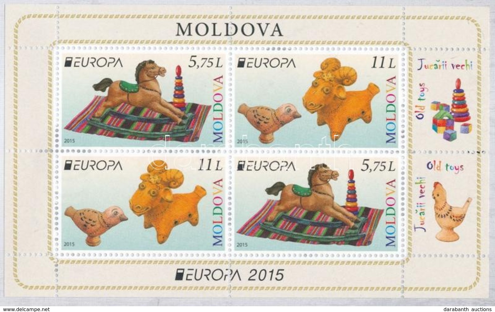 ** 2015 Europa CEPT, Régi Játékok Bélyegfüzet MH 20 (Mi 904-905) - Sonstige & Ohne Zuordnung