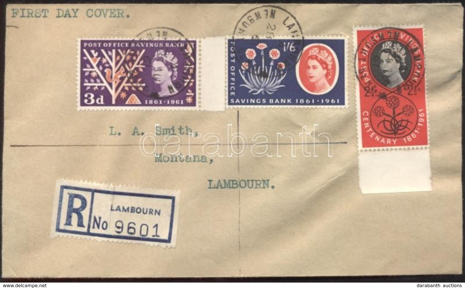 1961 Postatakarék Mi 343-345 FDC - Other & Unclassified