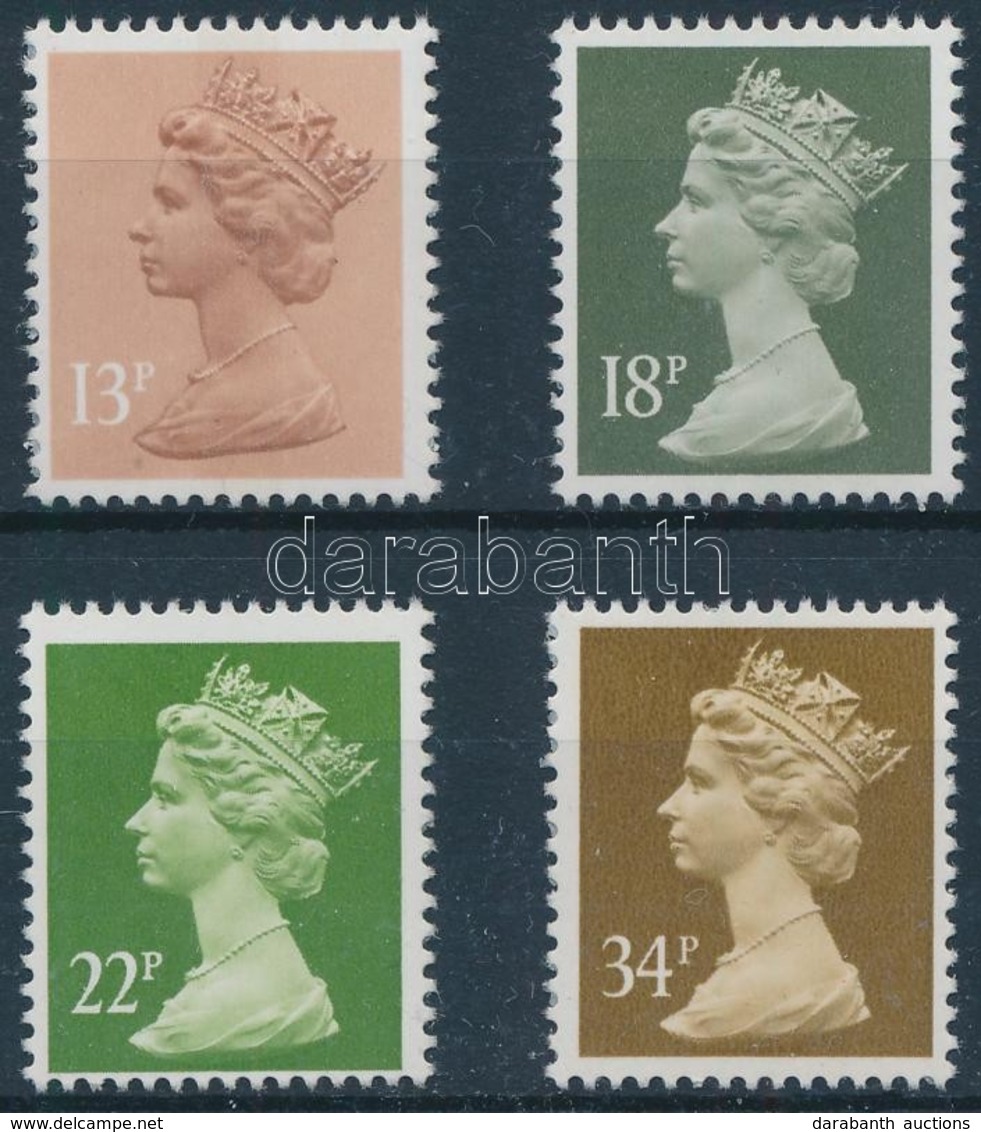 ** 1988 II. Erzsébet Brit Királynő Sor,
Elizabeth II Set
Mi 1135-1138 - Sonstige & Ohne Zuordnung