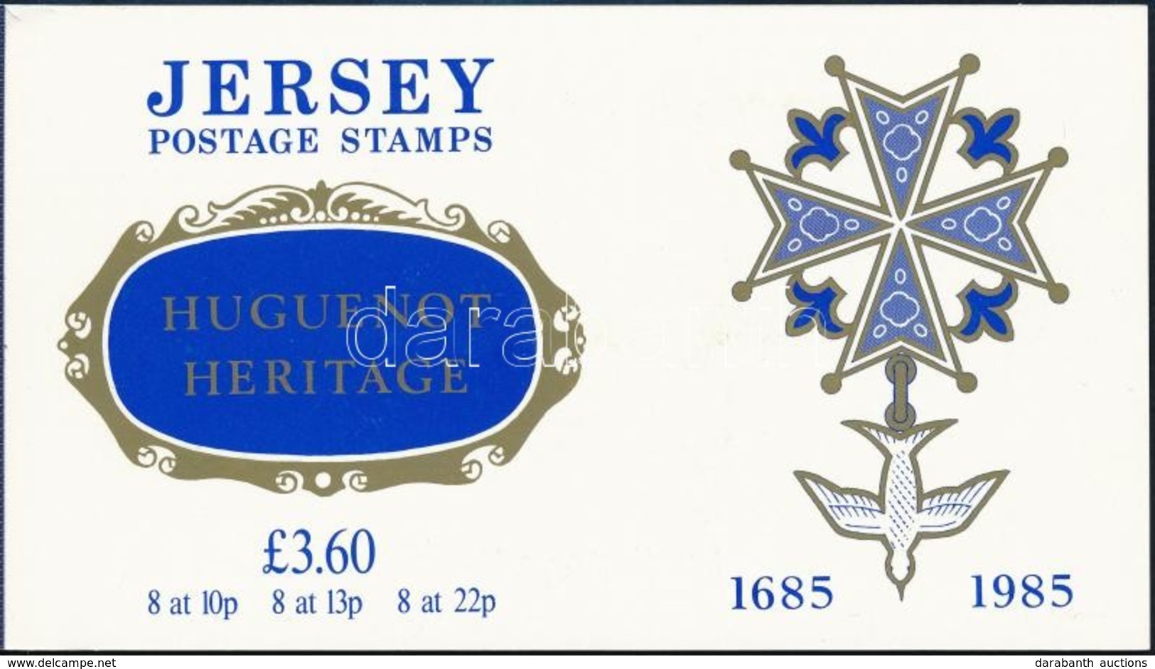 ** 1985 Hugenották Bélyegfüzet,
Huguenots Stamp Booklet
MH 0-26 (Mi 360-365) - Autres & Non Classés