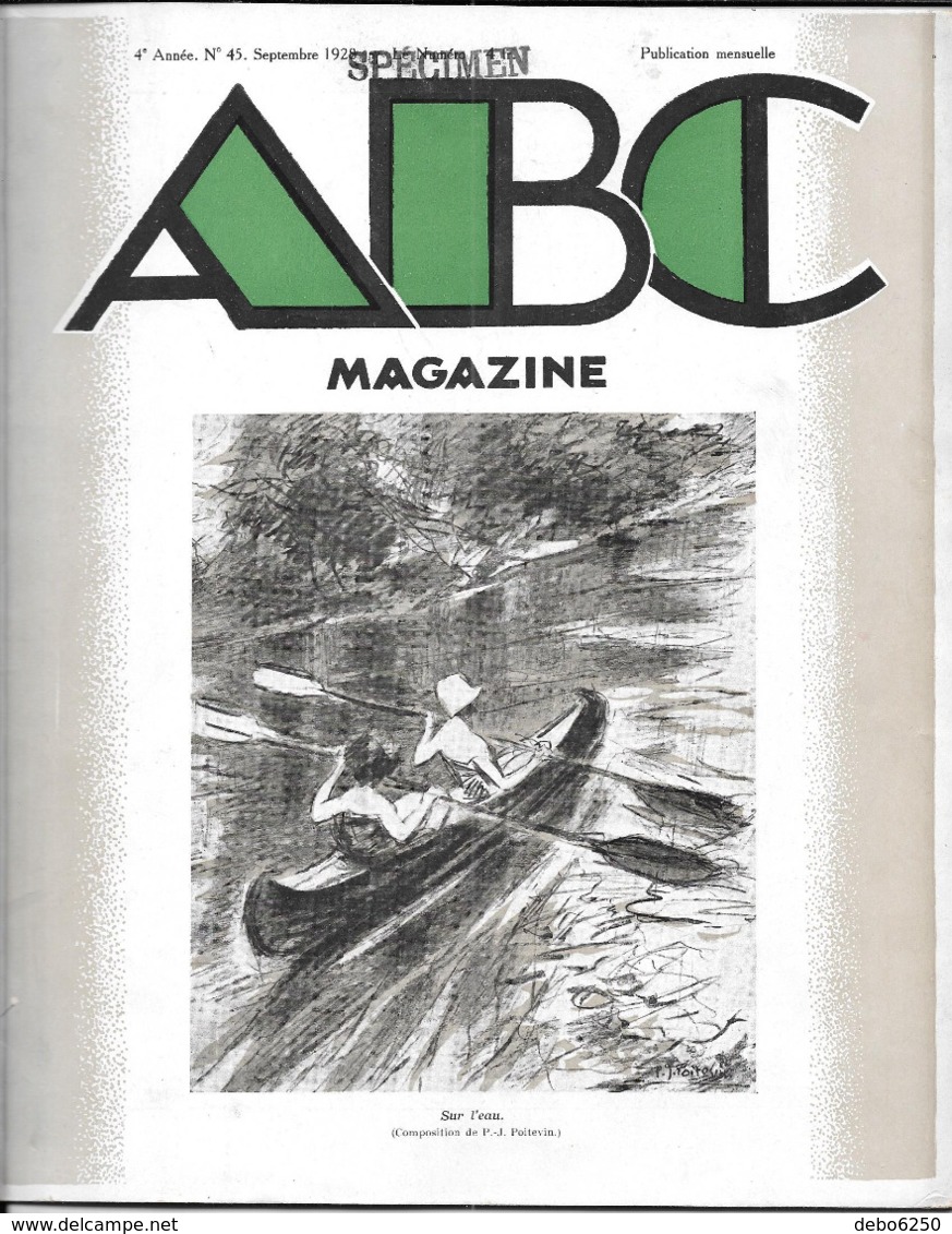 ABC Magazine N°  45 1928 - Art