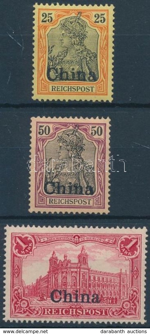 * Kína 1901 Mi 19, 22, 24 - Other & Unclassified