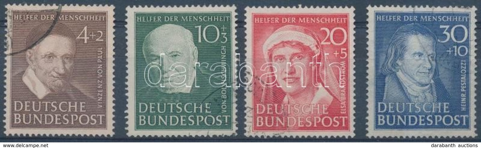 O 1951 Az Emberiség Segítői Sor Mi 143-146 - Andere & Zonder Classificatie