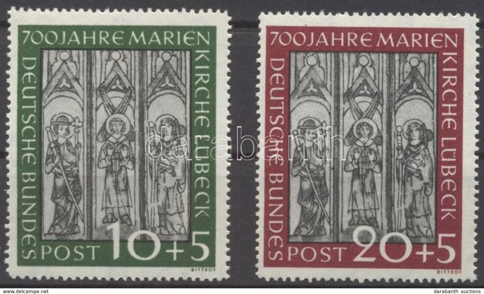 ** 1951 Marienkirche Mi 139-140 - Andere & Zonder Classificatie