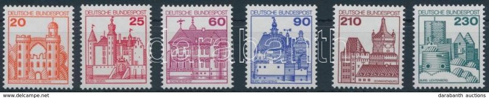 ** 1978 Várak és Kastélyok (II) Sor,
Castles And Palaces (II) Set
Mi 995-999 - Sonstige & Ohne Zuordnung
