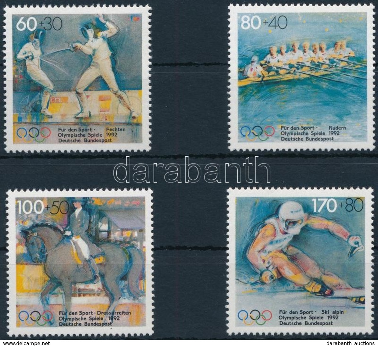 ** 1992 Sporthilfe: Téli Olimpia, Albertville; Nyári Olimpia, Barcelona Sor,
Sporthilfe: Olympic Winter Games, Albertvil - Other & Unclassified