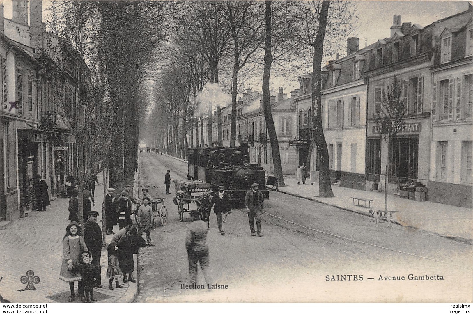 17-SAINTES-AVENUE GAMBETTA-LOCOMOTIVE-N°R2041-C/0157 - Saintes