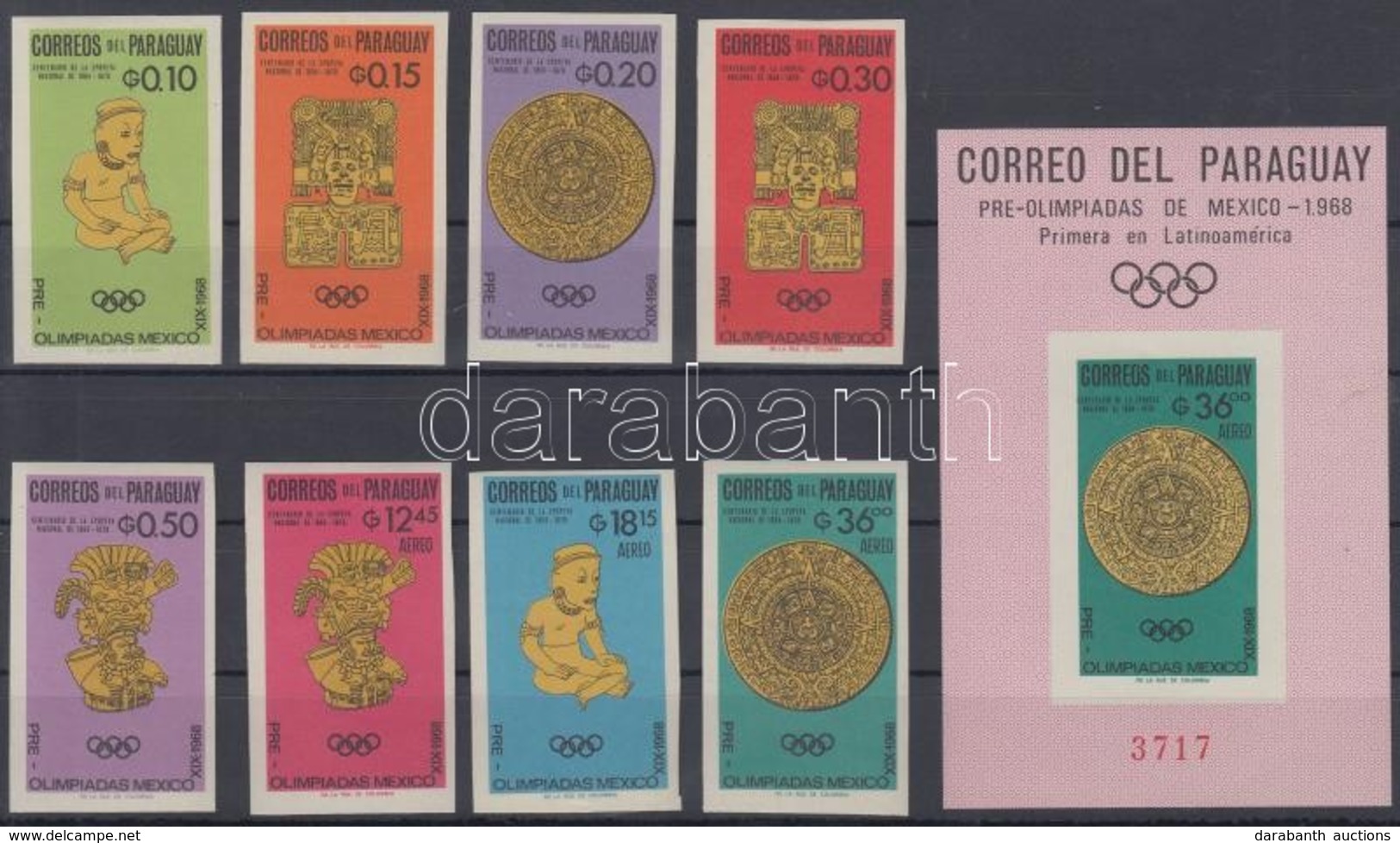 ** 1966 Előolimpia Sor Mi 1543-1550 + Blokk Mi 82 - Autres & Non Classés