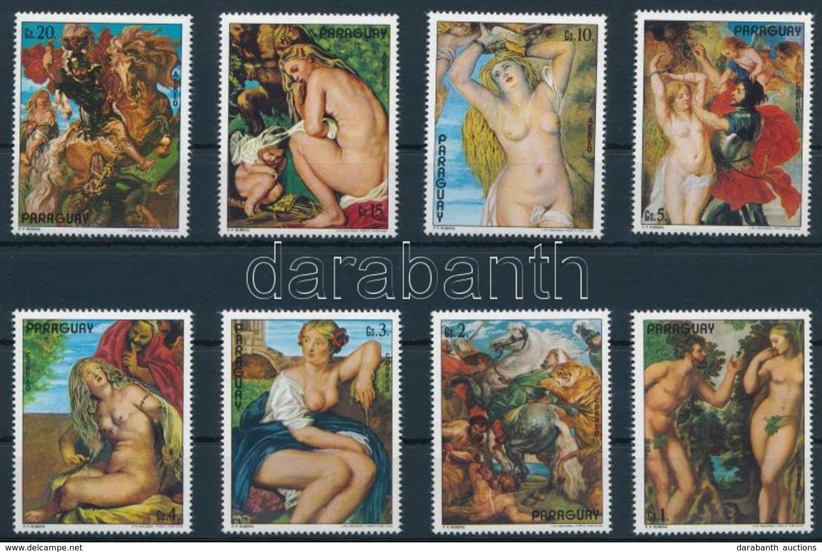 ** 1977 Rubens Sor,
Rubens Set
Mi 2883-2890 - Autres & Non Classés