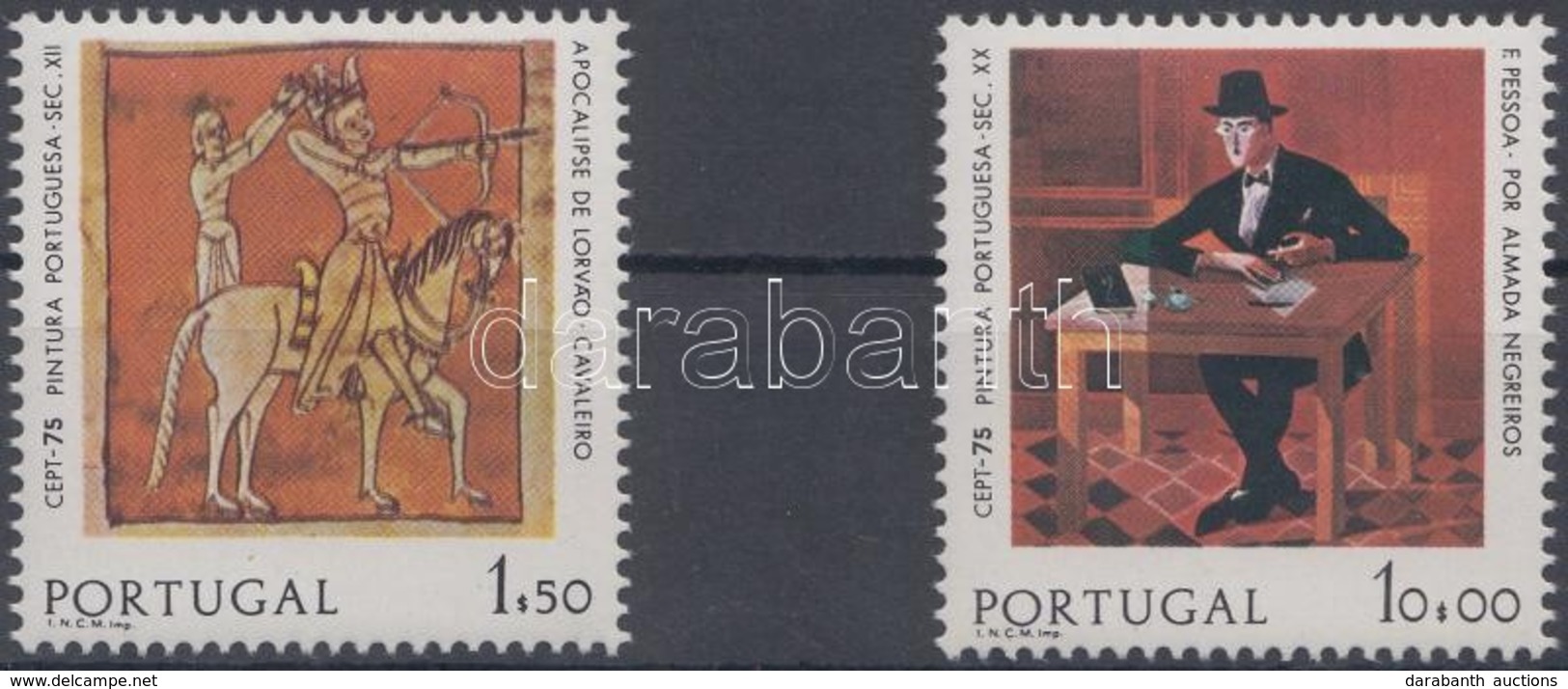 ** 1975/1976 Európa: Festmények Sor Mi 1281-1282 - Andere & Zonder Classificatie