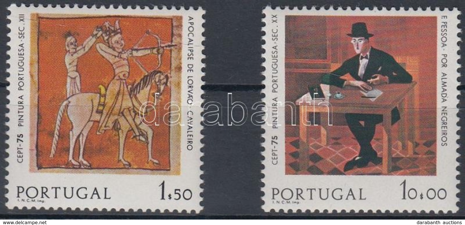 ** 1975 Európa: Festmények Sor Mi 1281-1282x - Autres & Non Classés