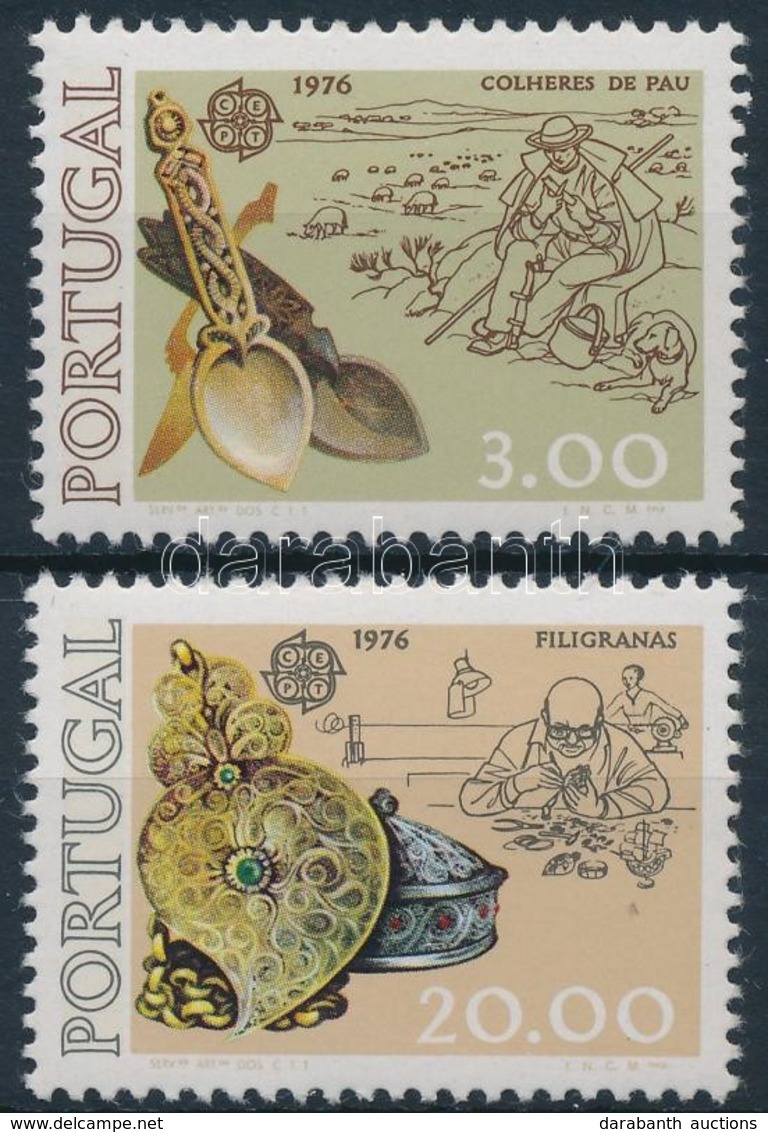 ** 1976 Europa CEPT, Kézművesség Sor Mi 1311-1312 - Sonstige & Ohne Zuordnung