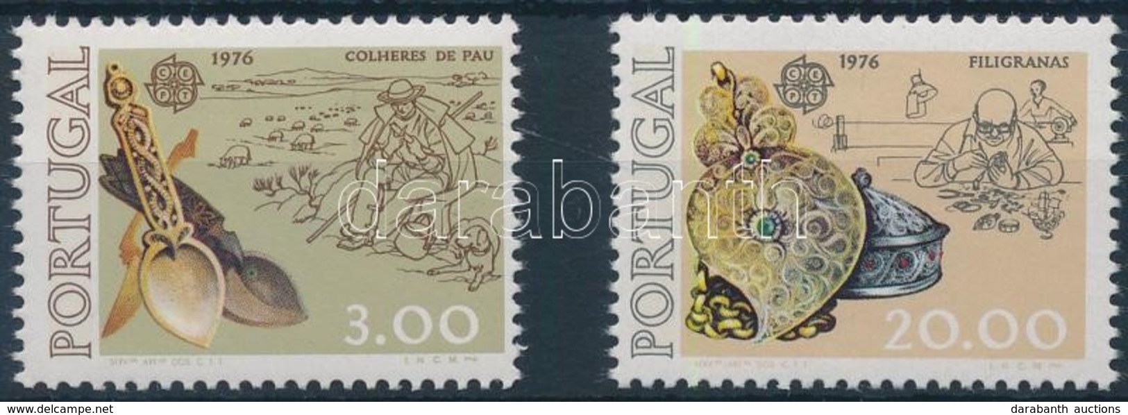 ** 1976 Europa CEPT Sor Mi 1311-1312 - Andere & Zonder Classificatie