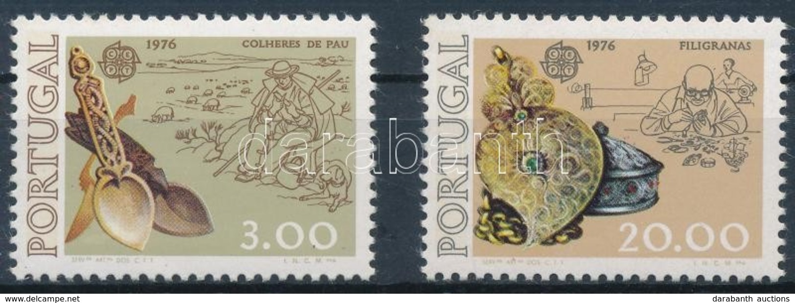 ** 1976 Europa CEPT Sor Mi 1311-1312 - Andere & Zonder Classificatie