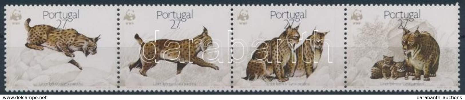 ** 1988 WWF Párducok Négyescsík,
WWF Panthers Stripe Of 4
Mi 1741-1744 - Andere & Zonder Classificatie