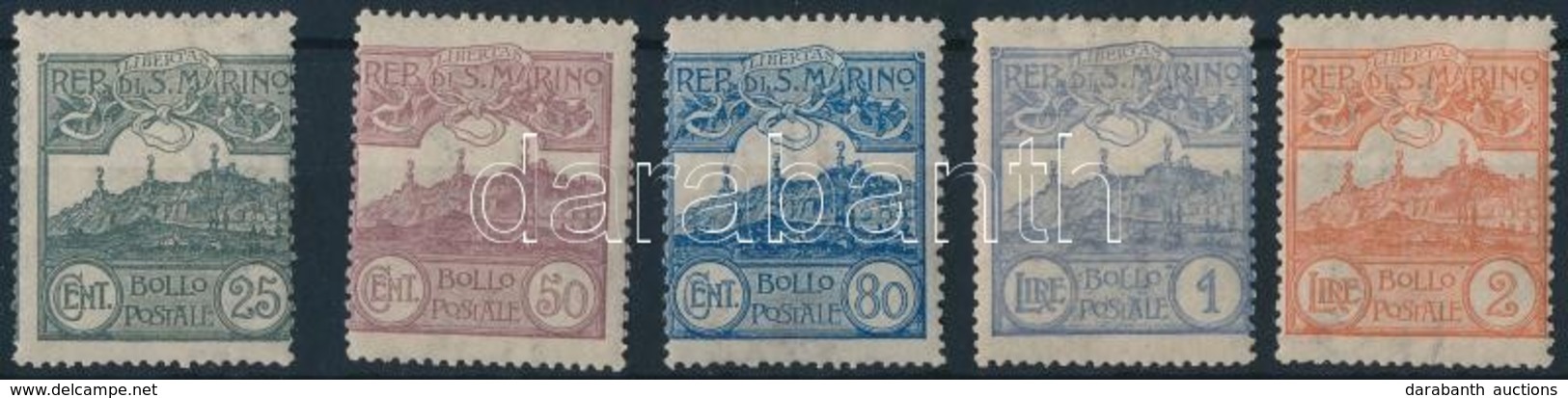 * 1921 Mi 73, 76-77, 79-80 - Otros & Sin Clasificación