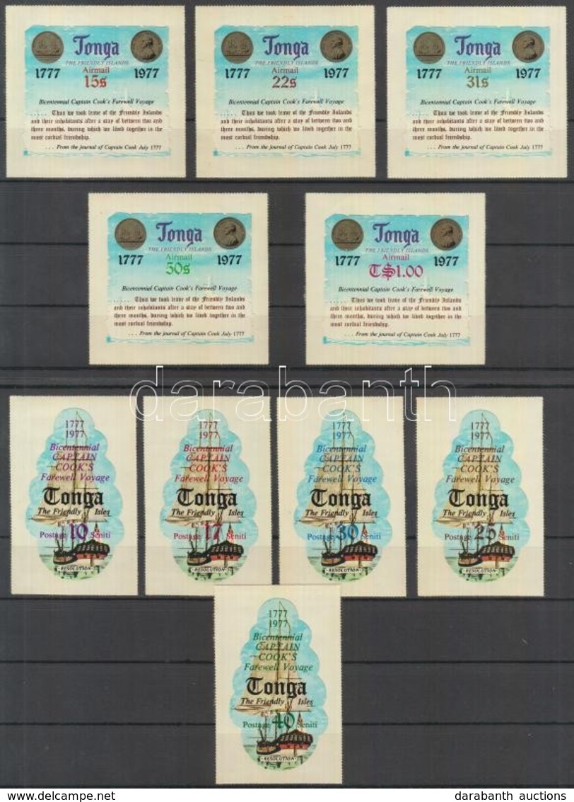 ** 1977 James Cook öntapadós Sor Mi 619-628 2 Db Stecklapon - Andere & Zonder Classificatie