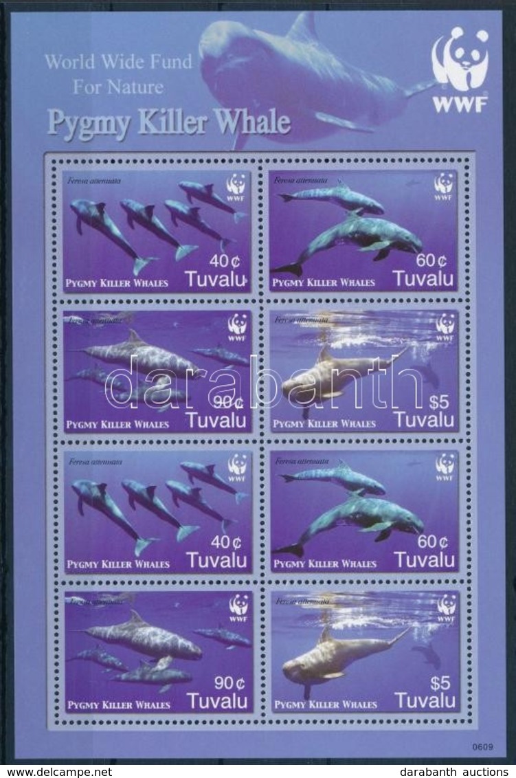 ** 2006 WWF: Törpe Kardszárnyú Delfinek Kisív Mi 1307-1310 - Autres & Non Classés