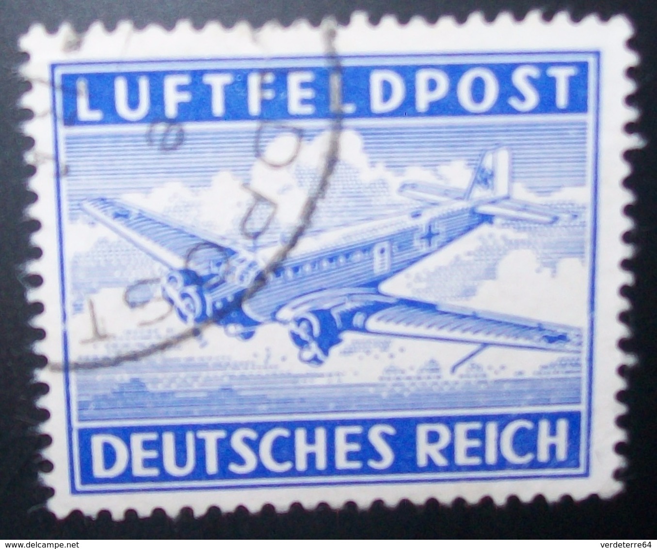 N°264E TIMBRE DEUTSCHES REICH OBLITERE - Airmail & Zeppelin