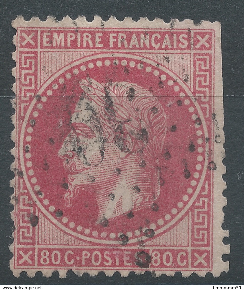 Lot N°50656  N°32, Oblit étoile Chiffrée 30 De PARIS (Bt Mazas) - 1863-1870 Napoléon III Lauré