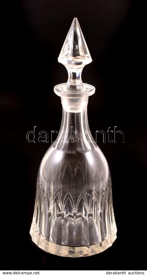 Dekoratív Kiöntő, Dugóval, Apró Csorbákkal, M: 32 Cm - Verre & Cristal