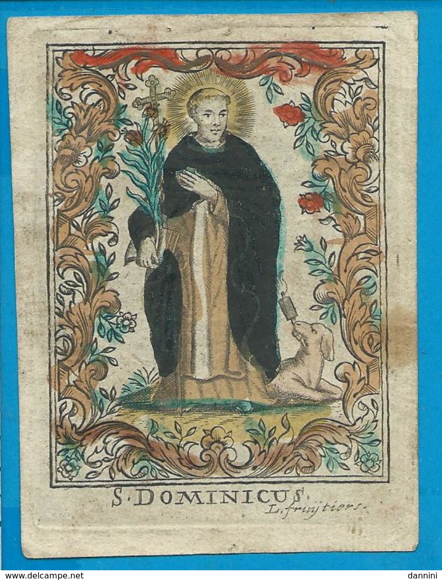 Holycard    St. Dominicus    18 Th Century   Fruitiers - Devotion Images