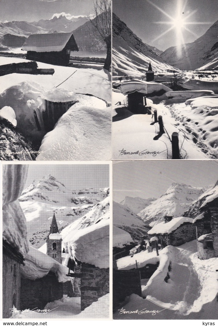 Phot. GRANGE . Lot 26 Cpsm 10x15 . VILLAGES DE MONTAGNE / SOUS LA NEIGE - Photographie