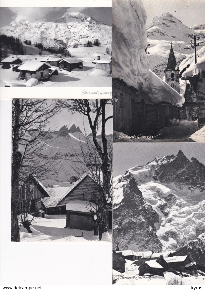 Phot. GRANGE . Lot 26 Cpsm 10x15 . VILLAGES DE MONTAGNE / SOUS LA NEIGE - Photographie