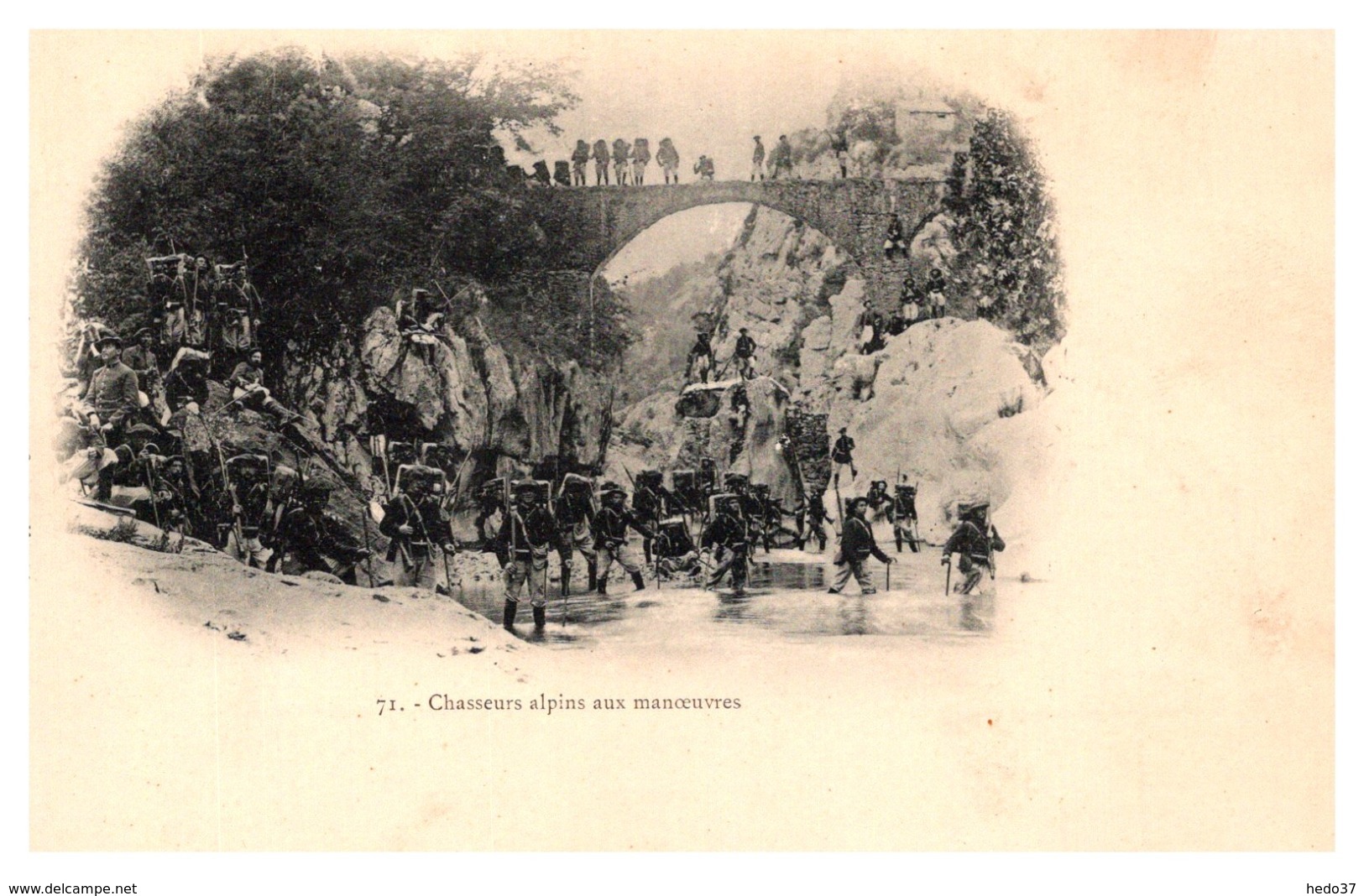 Chasseurs Alpins Aux Manoeuvres - Manovre