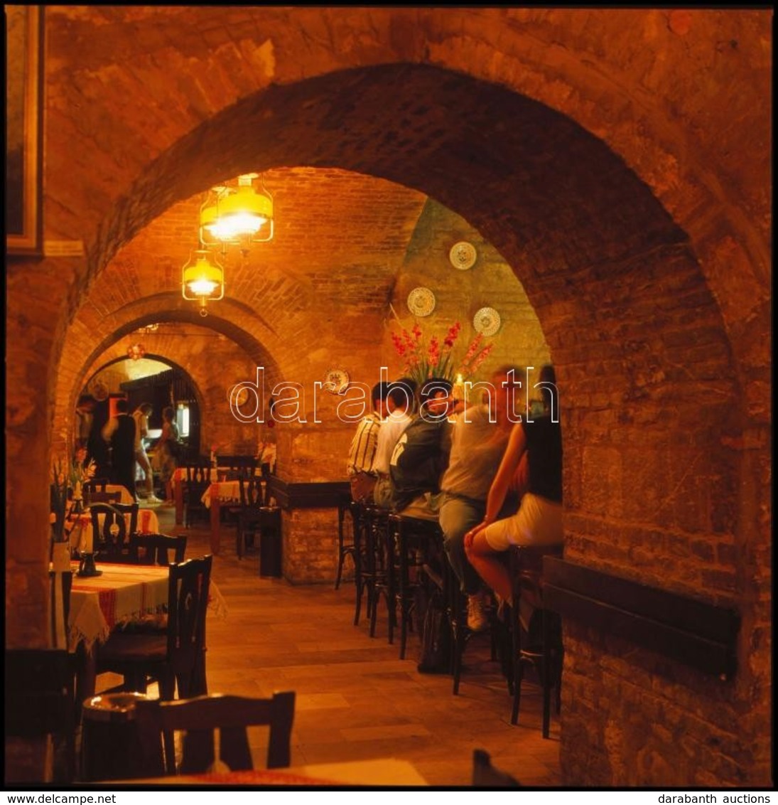 1989 Budapest, Citadella étterem Belső Felvételei, Zenekara, Táncosai, Dolgozói, 13 Db Professzionális Minőségű, Vintage - Andere & Zonder Classificatie