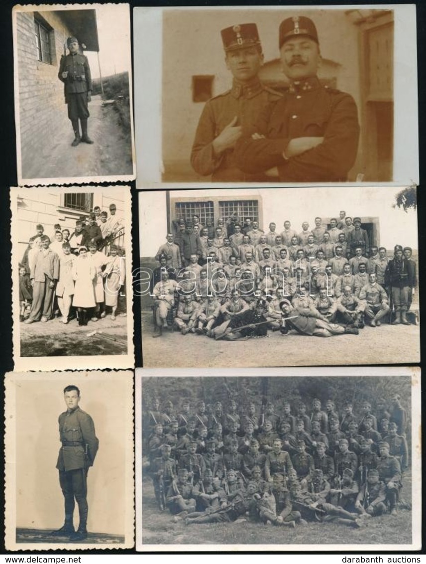 Cca 1914-1971 Vegyes Katonai Fotó Tétel, 14 Db, 6×8 és 9×14 Cm Közötti Méretekben - Otros & Sin Clasificación