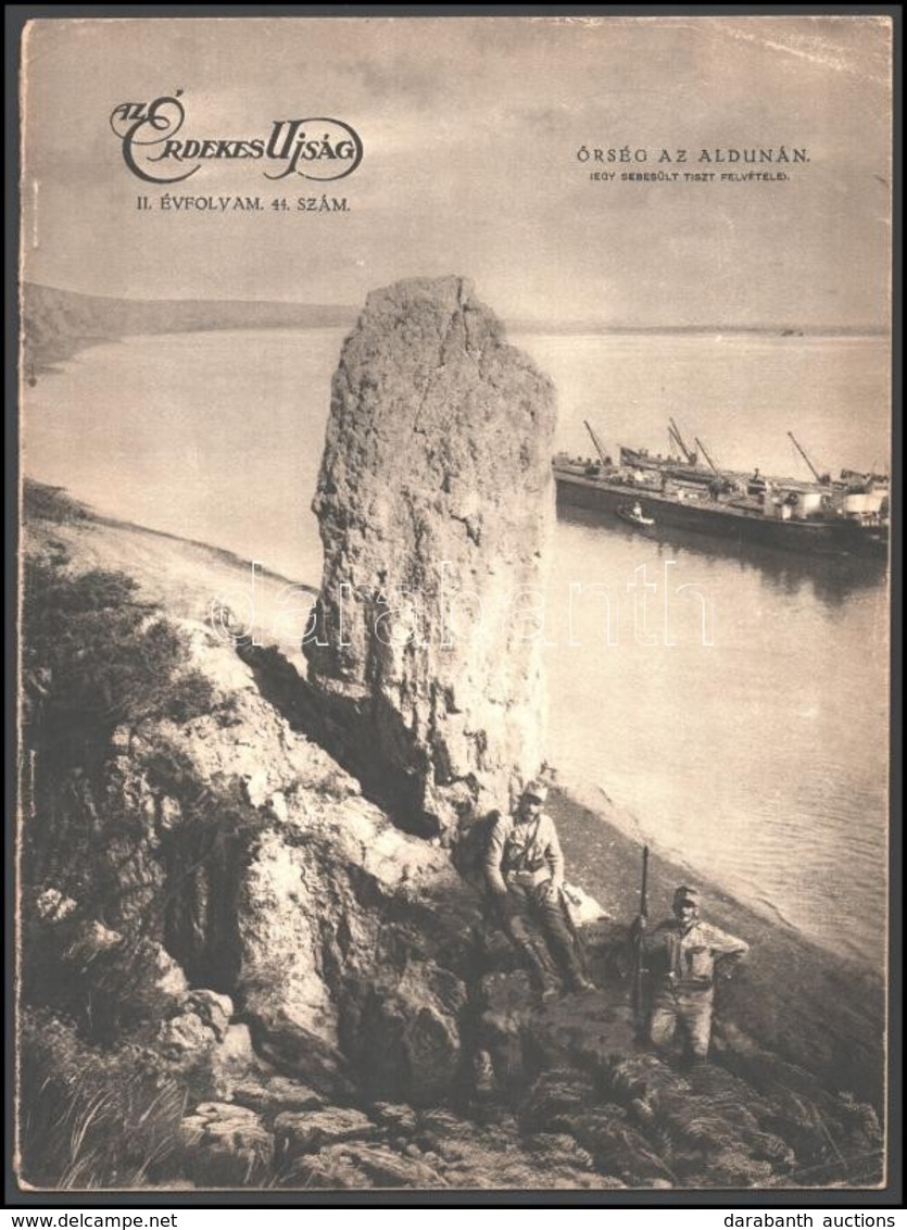 1914. November 1., Az Érdekes Újság II. évf. 44. Száma, Benne Számos Katonai Fotó Az I. Vh. Szereplőiről, Eseményeiről,  - Andere & Zonder Classificatie