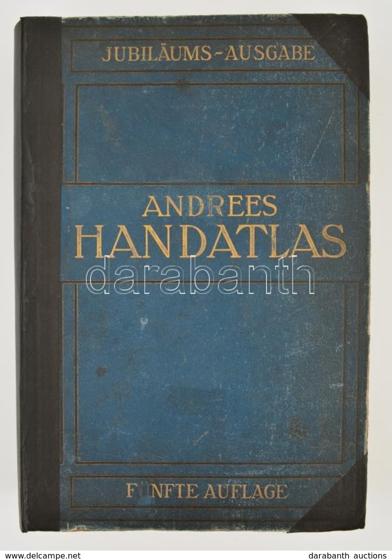 Andrees Allgemeiner Handatlas In 139 Haupt- Und 161 Nebenkarten. Bielefeld Und Leipzig, 1906, Velhagen&Klasing. Ötödik K - Andere & Zonder Classificatie