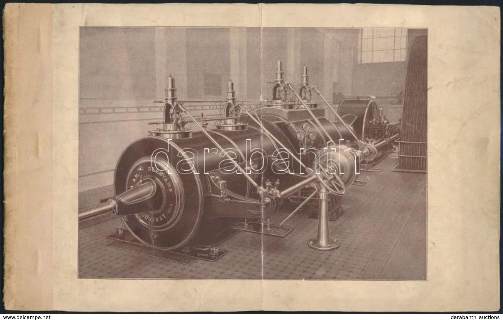 Cca 1900 Collmann-féle Vezérmű Leírása, Hajtott, 25p - Non Classés