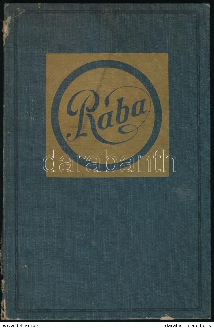 Cca 1910-1920 Rába. A 'K' Typusu Motoreke Kezelési Utasításai. Győr, Magyar Waggon- és Gépgyár Rt. Automobil- és Motorek - Unclassified