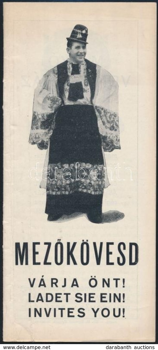 Cca 1920-1930 Mezőkövesd. Idegenorgalmi Prospektus. Összeállította: Dr. Sziberth Andor. Kiadja: Mezőkövesdi Járási Idege - Unclassified