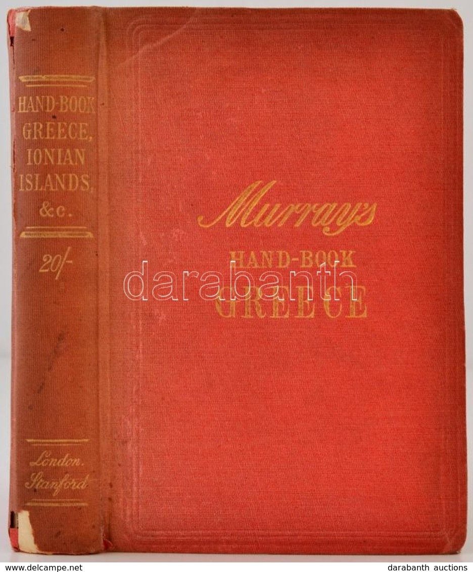 Handbook For Travellers In Greece. Murray's Hand-book. London, 1900, John Murray. Szövegközti Illusztrációkkal, Térképek - Sin Clasificación