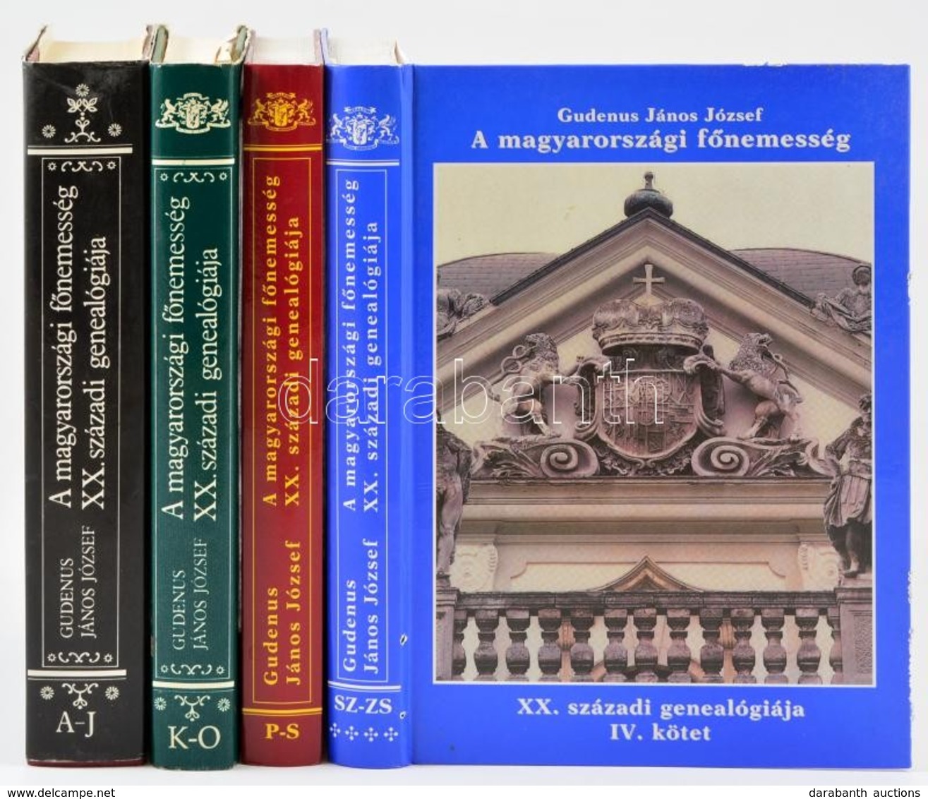 Gudenus János József: A Magyarországi Főnemesség XX. Századi Genealógiája I-V. Kötet. Bp., 1990-1999, Natura-Tellér Kft- - Sin Clasificación