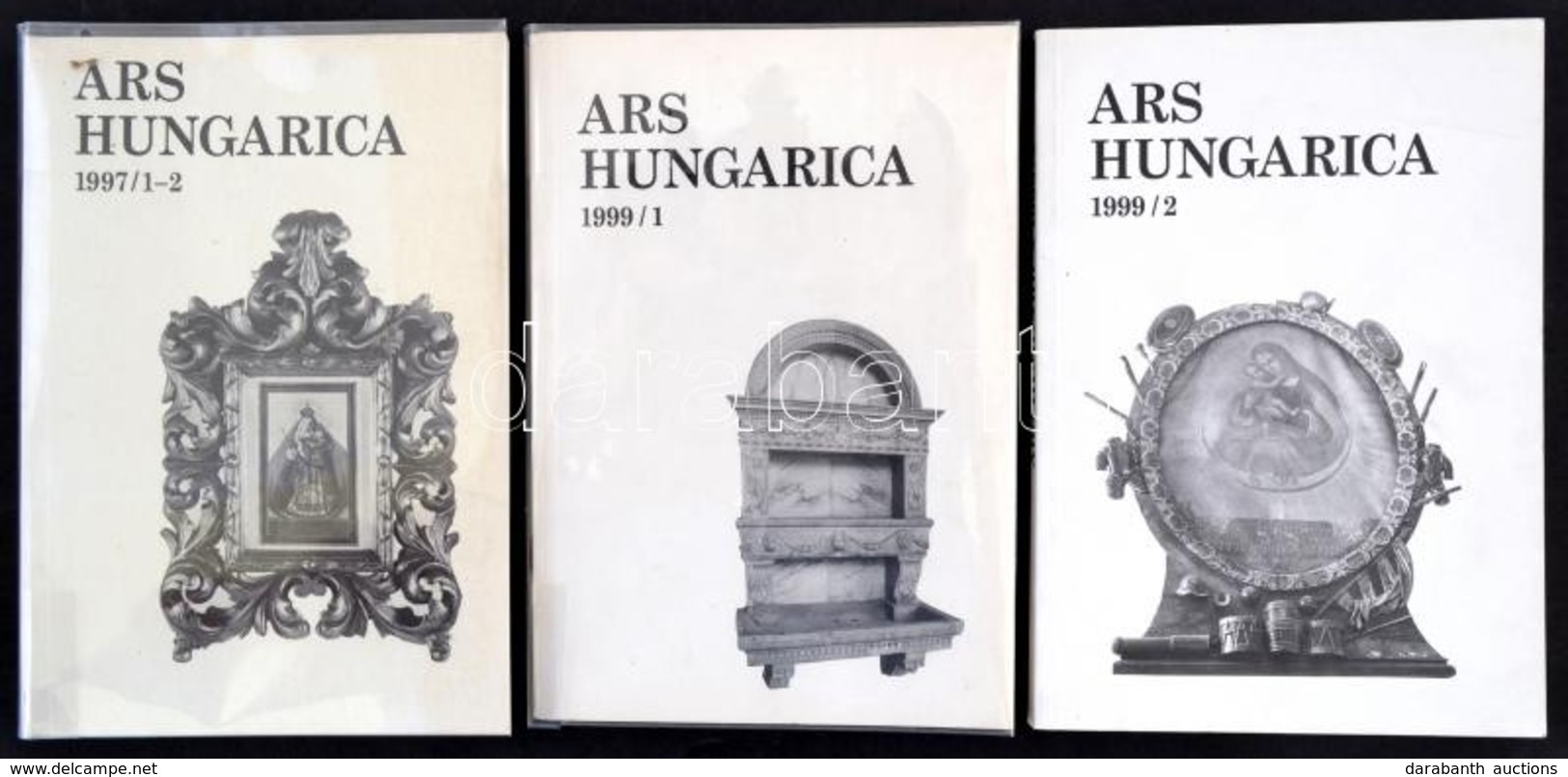 Ars Hungarica XXV. évf. 1997/1-2., és XXVII. évf. 1999/1-2. Szerk.: Timár Árpád. Kiadói Papírkötésekben, Az Egyikben Int - Ohne Zuordnung