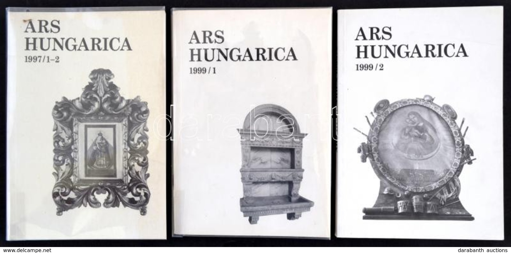 Ars Hungarica XXV. évf. 1997/1-2., és XXVII. évf. 1999/1-2. Szerk.: Timár Árpád. Kiadói Papírkötésekben, Az Egyikben Int - Unclassified